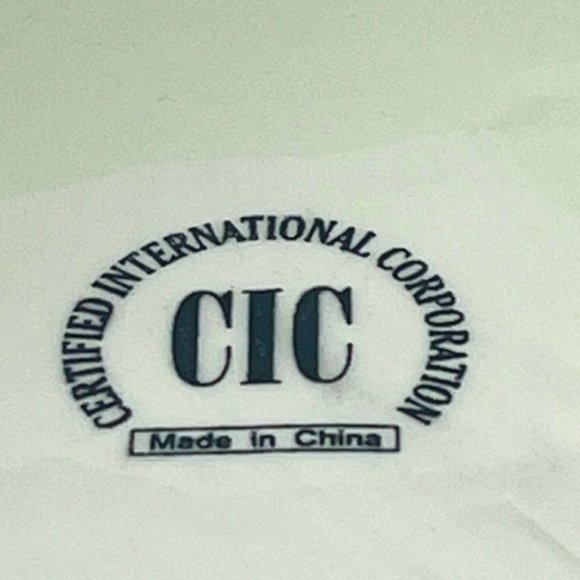 Vintage Certified International Ceramic "Prancer & Dasher" Tissue Box Cover - Picture 4 of 9